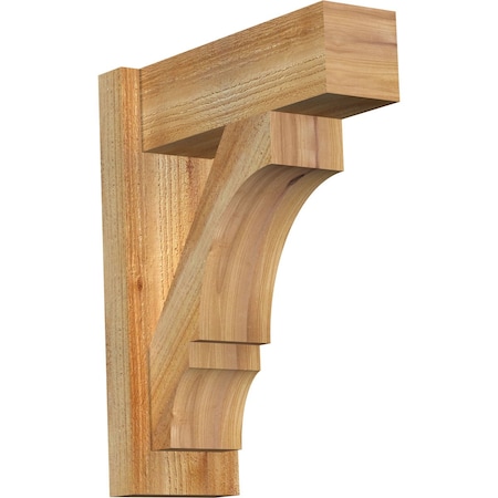 Balboa Block Rough Sawn Outlooker, Western Red Cedar, 6W X 16D X 20H